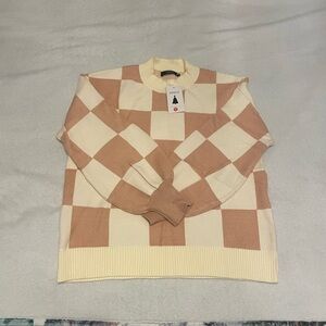 Neutral Long Sleeve Pullover Sweater